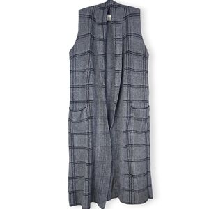 Max Studio Sweater Vest Duster size Large